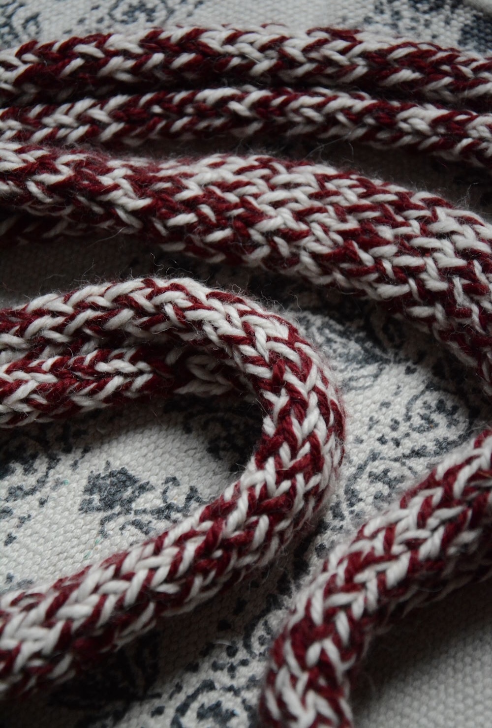 snowy trail scarf